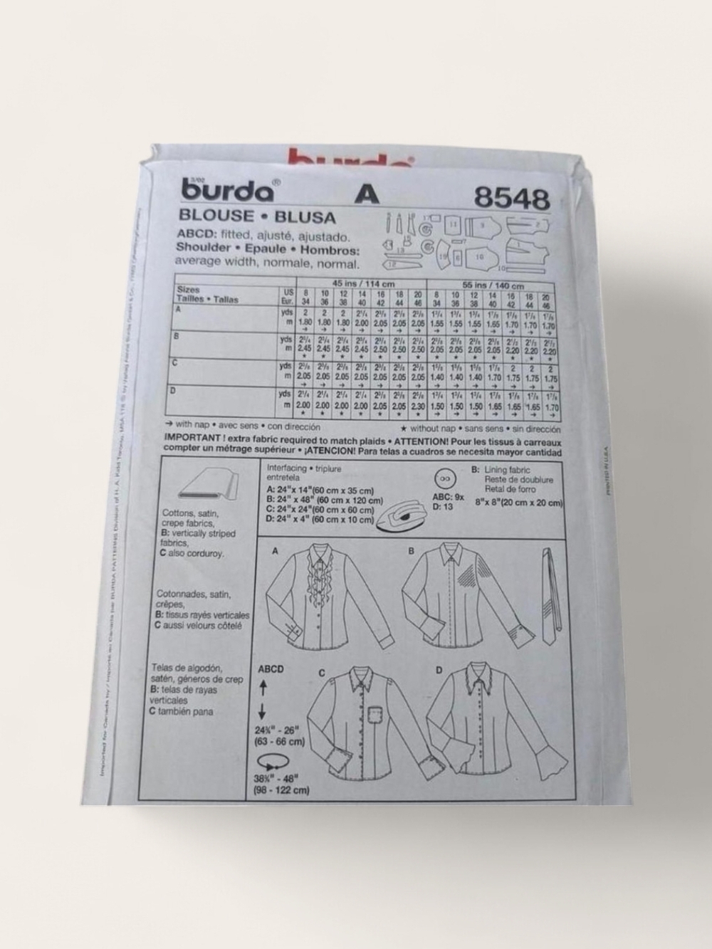 burda sewing pattern - Picture 2 of 2